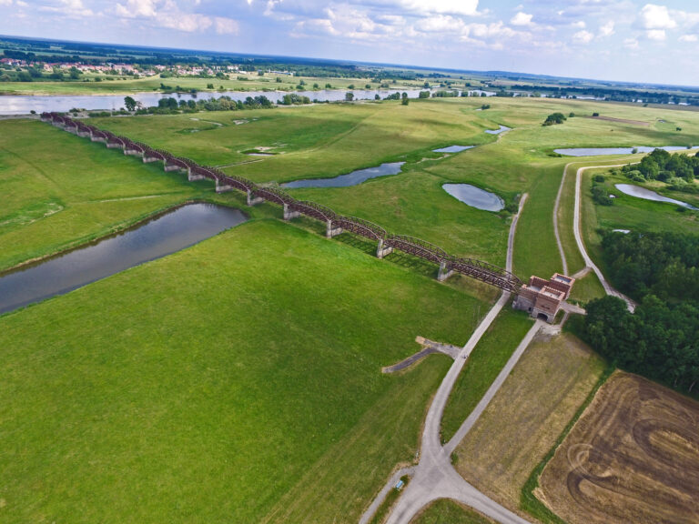 Totaalbeeld Domitzer Eisenbahnbrücke